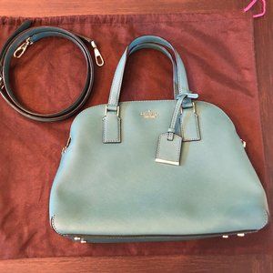 Authentic KATE SPADE leather top zip satchel/crossbody